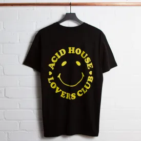 Acid House Lovers Back Print - Tshirt - Black