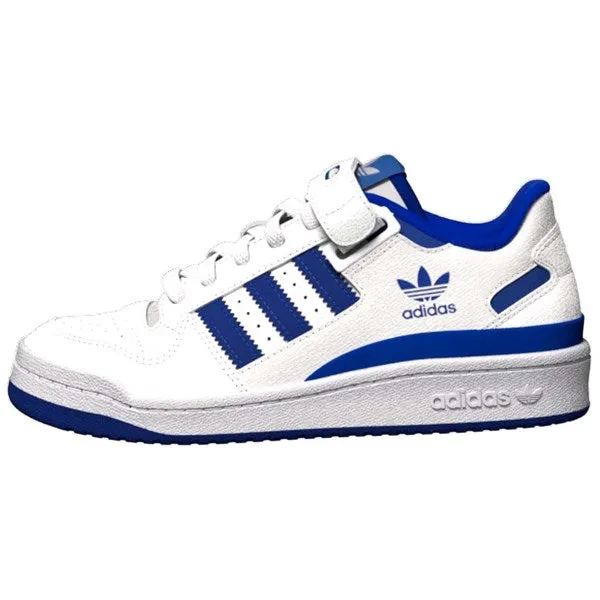 Adidas Forum Low Velcro Sneakers White Royal Blue