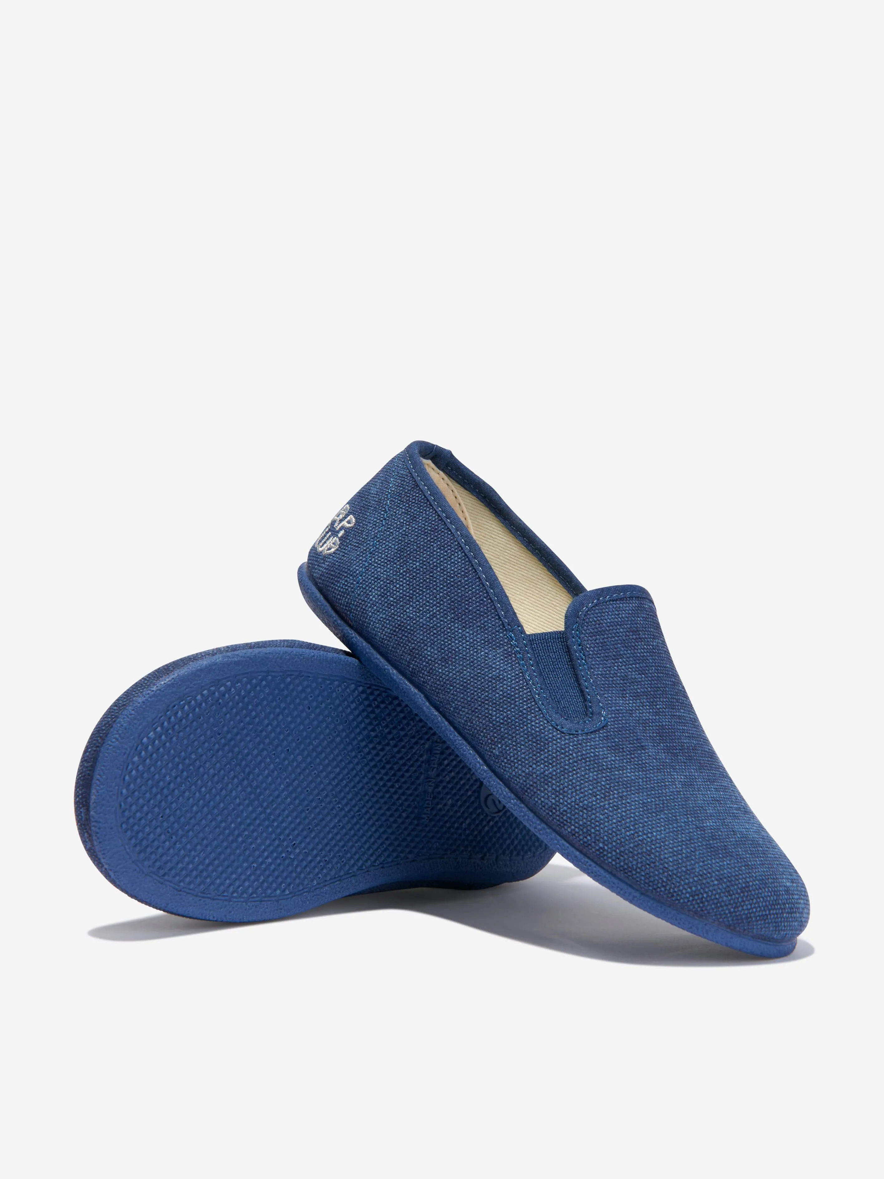 Bonpoint Boys Organic Canvas Slippers