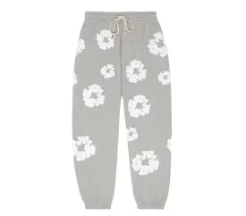 DENIM TEARS COTTON WREATH SWEATPANTS GREY