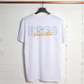 Disco Lovers Back Print - Tshirt - White