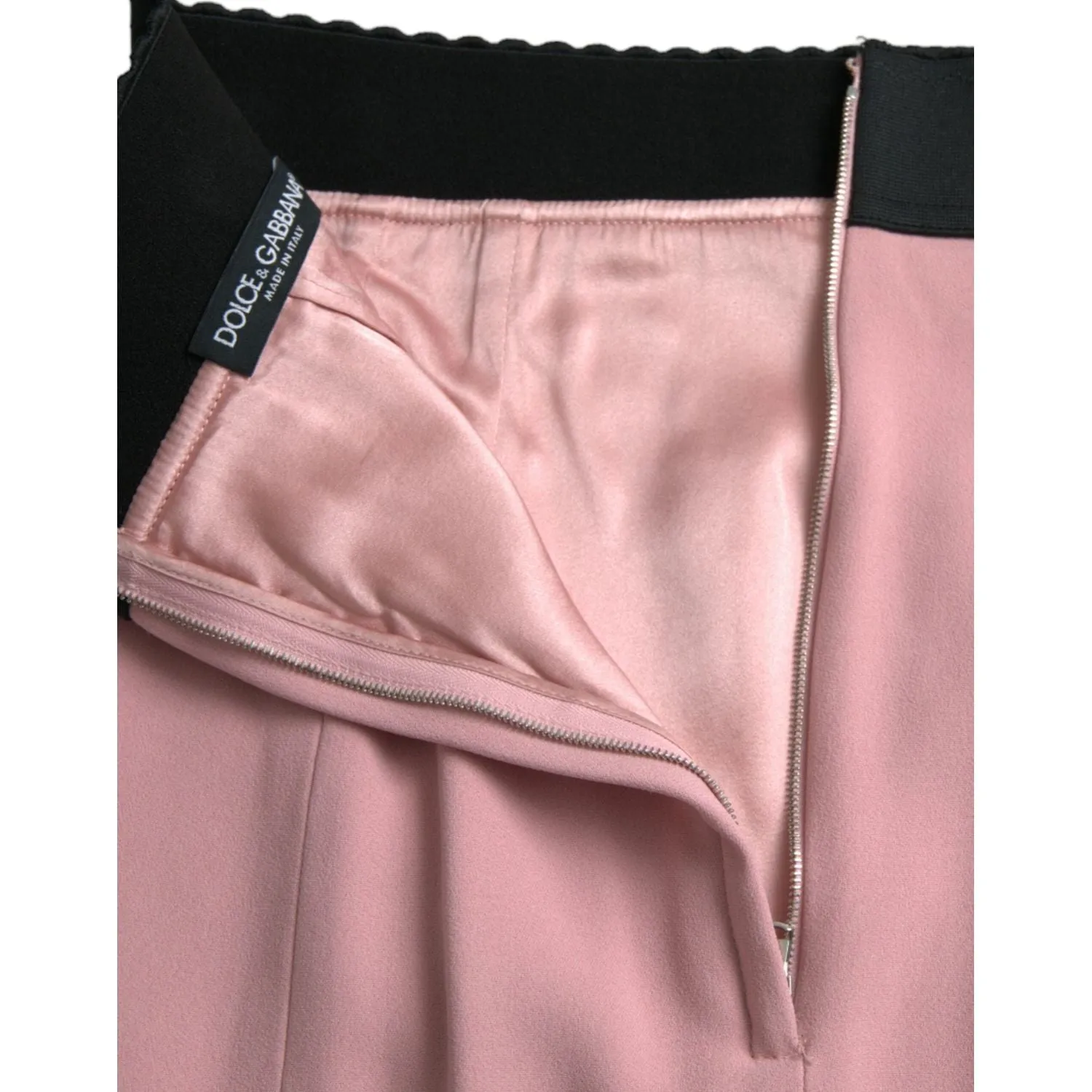 Dolce & Gabbana Elegant High Waist Pencil Skirt in Pink