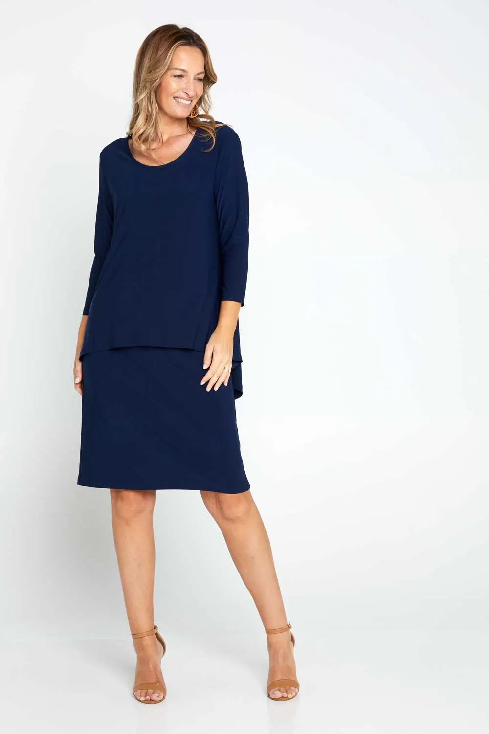 Forgiveness Dress - Navy