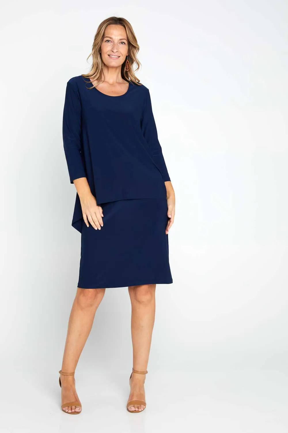 Forgiveness Dress - Navy