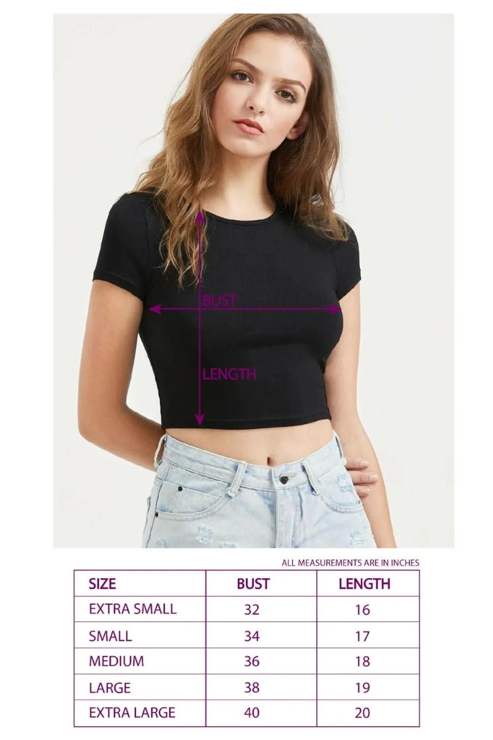 Form Fitted Crop Top Black