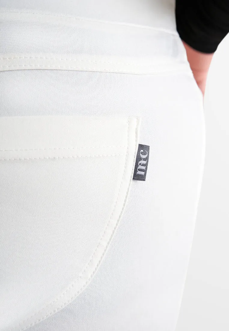 Gracie FLEXI Straight Cut Pants - White