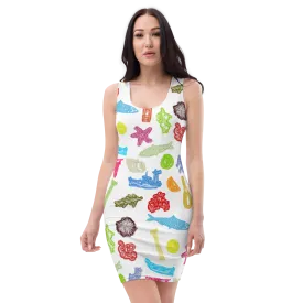 Greek Sardelles Coloured Bodycon dress