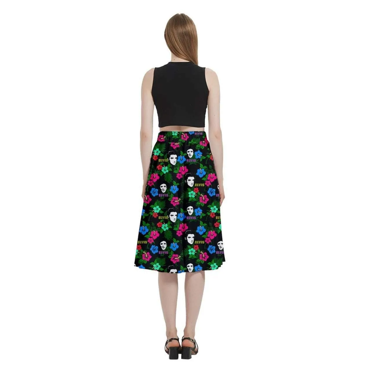 Hawaii Elvis Full Circle Skirt Various Colours