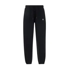 Marcelo Burlon Cross Logo Black Sweatpants