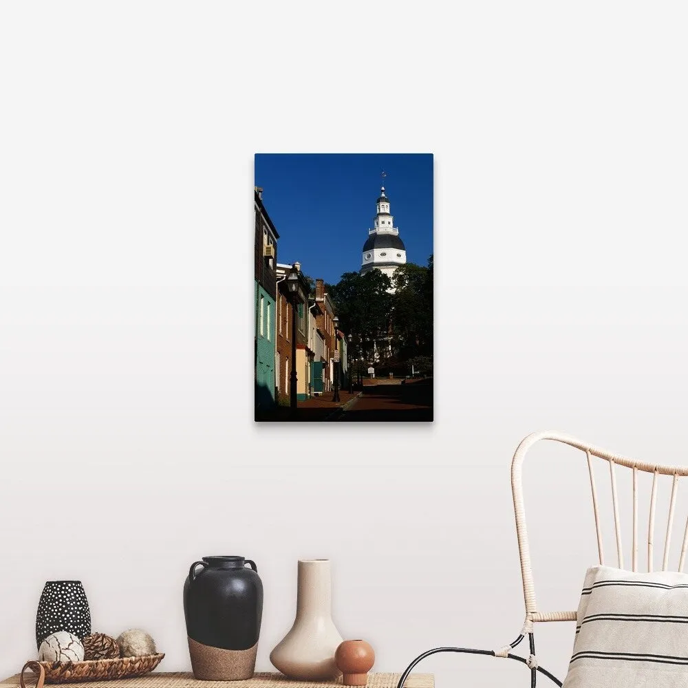 " State House Annapolis MD" Canvas Wall Art