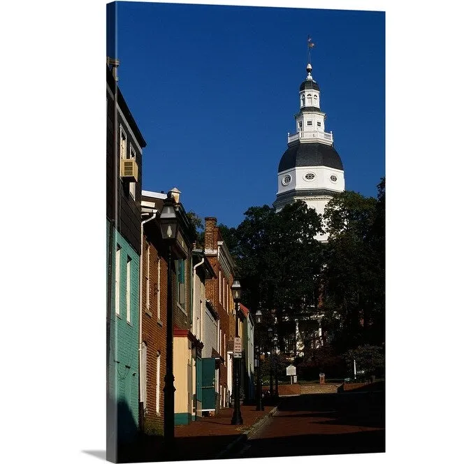 " State House Annapolis MD" Canvas Wall Art