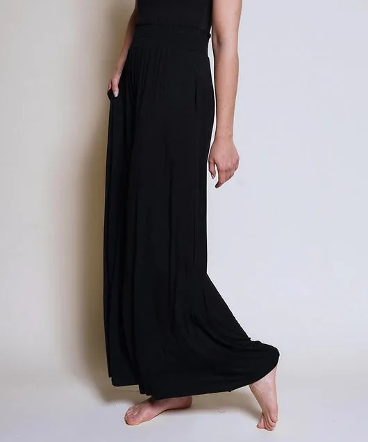 S.K. Palazzo Pants Black